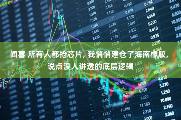 闻喜 所有人都抢芯片, 我悄悄建仓了海南橡胶, 说点没人讲透的底层逻辑