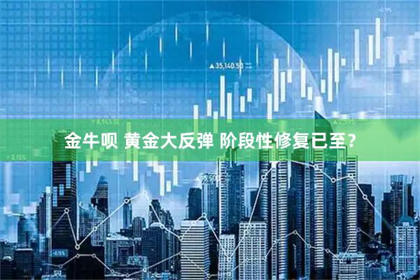 金牛呗 黄金大反弹 阶段性修复已至?