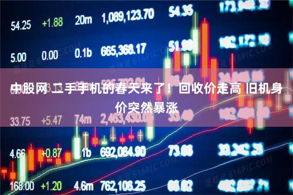 中股网 二手手机的春天来了！回收价走高 旧机身价突然暴涨