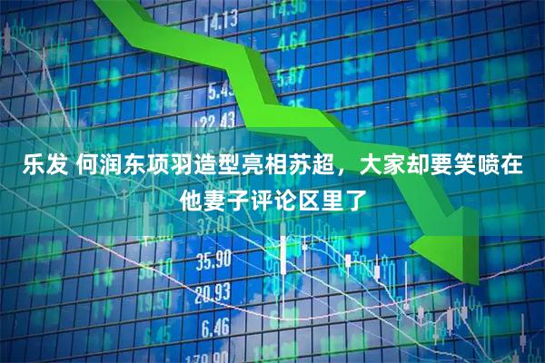 乐发 何润东项羽造型亮相苏超，大家却要笑喷在他妻子评论区里了